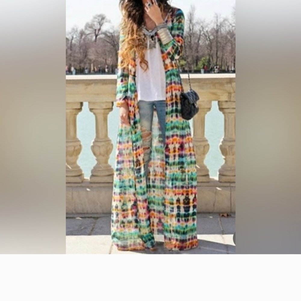 Colorful Women's Long Duster